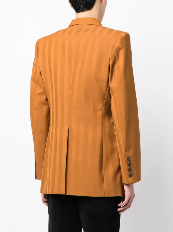 EGONlab. Egonic Striped double-breasted Blazer | Brown | FARFETCH