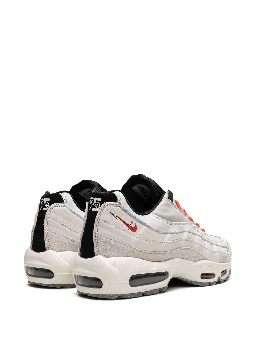 Shop Nike Air Max 95 Se "double Swoosh" Sneakers In Neutrals