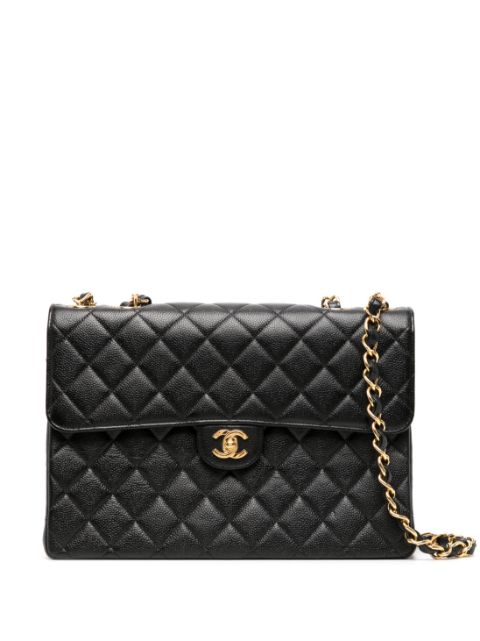 Cheap HOT SALE CHANEL 1998 Jumbo Classic Flap shoulder bag Women