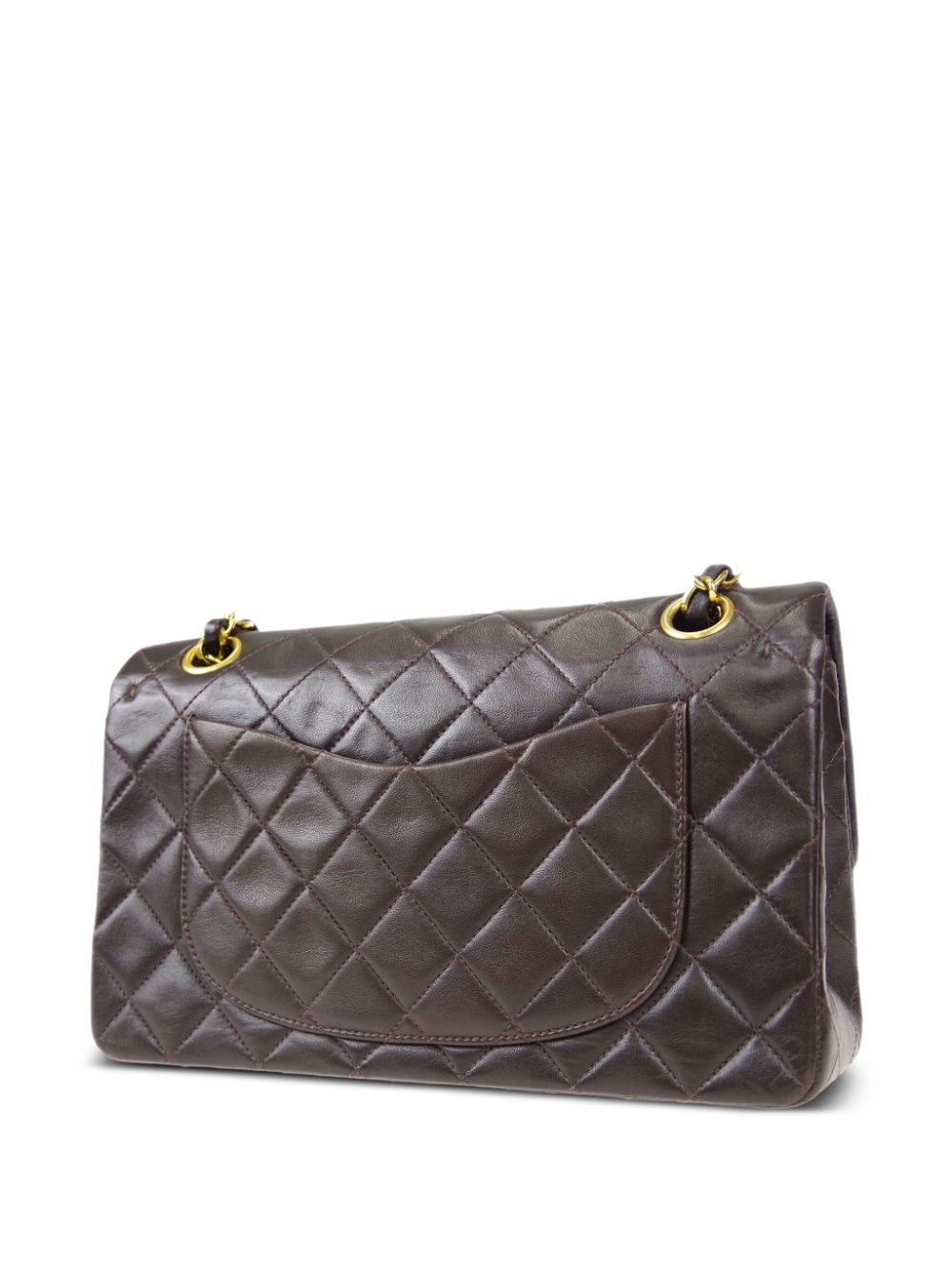 CHANEL Pre-Owned 1995 pre-owned schoudertas met dubbele omslag - Bruin