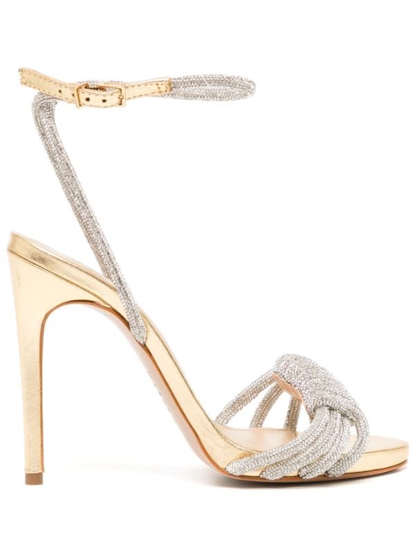 Schutz gold cheap sandals