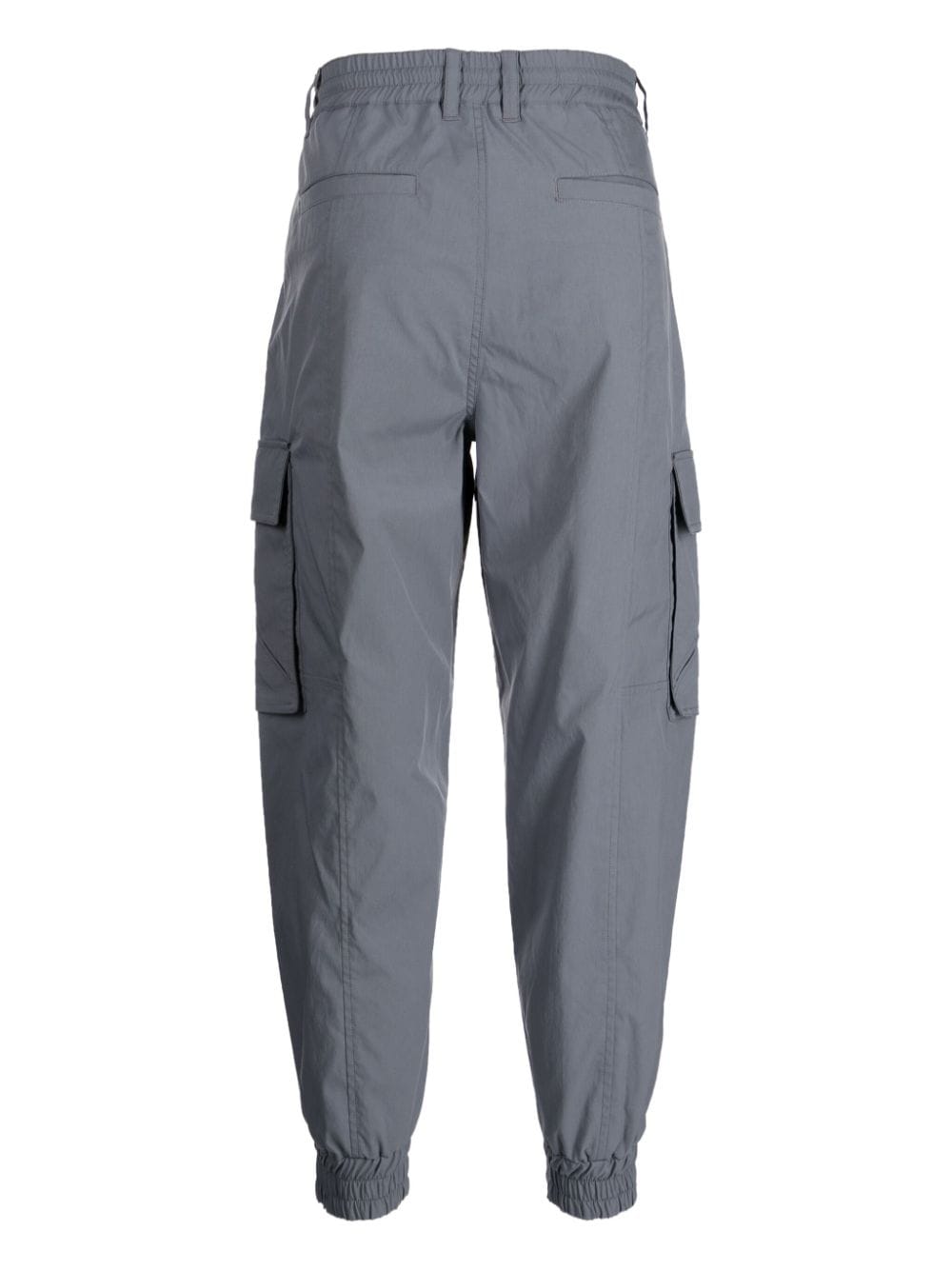 Shop Songzio Tapered-leg Cargo Trousers In 蓝色