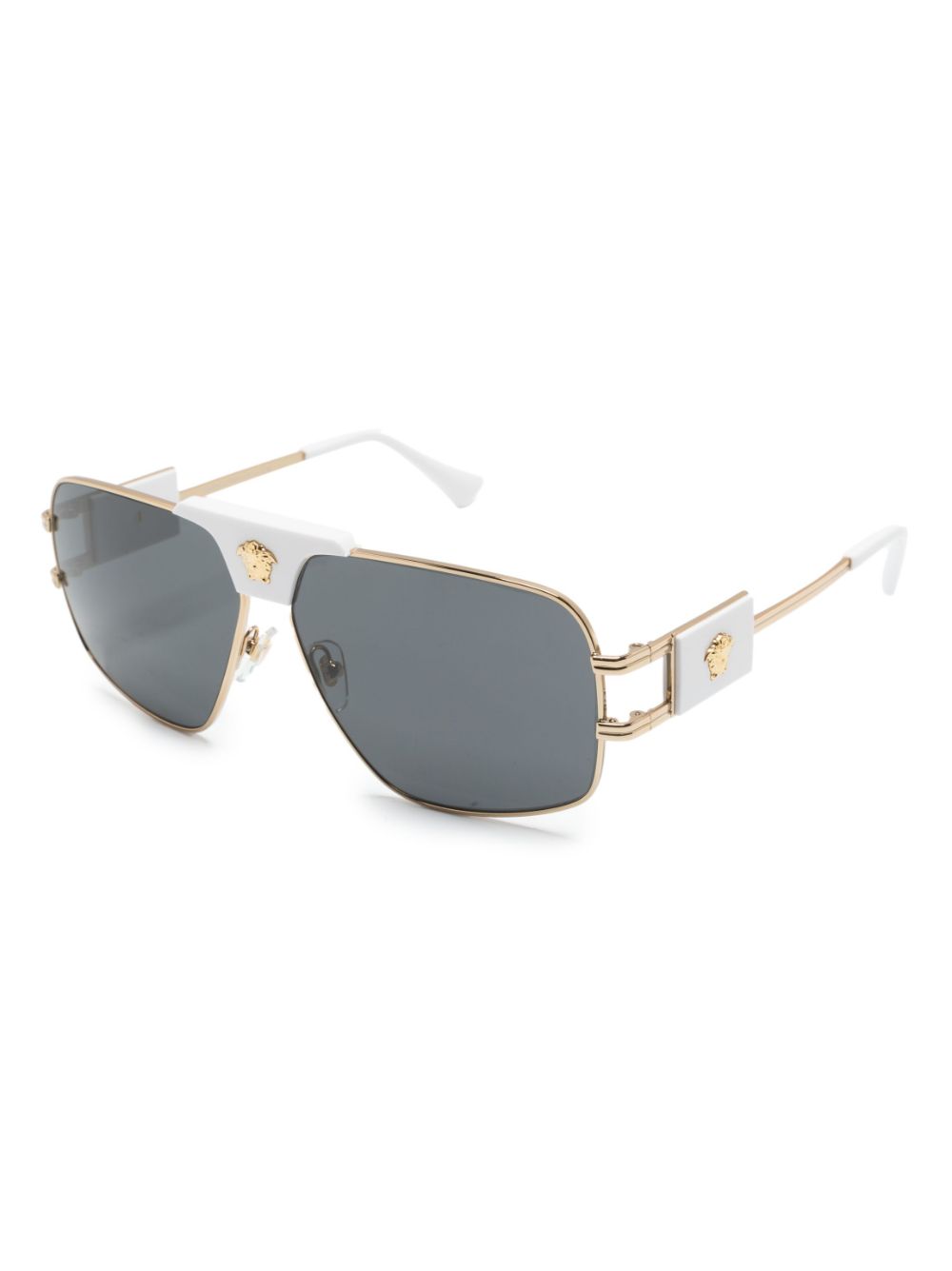 Versace Eyewear pilot-frame tinted sunglasses - Gold