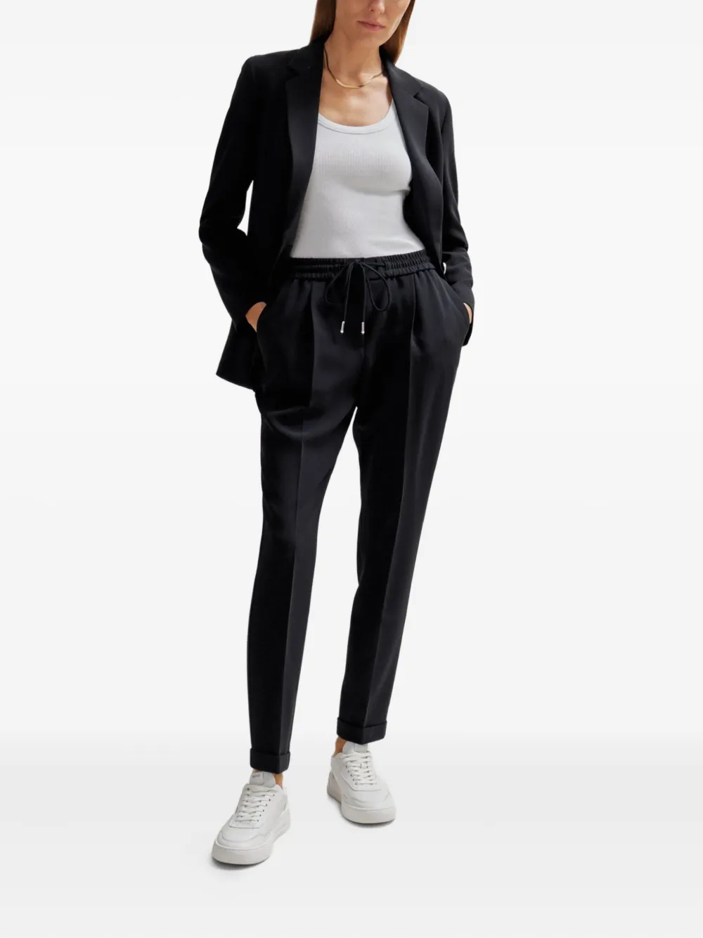 BOSS single-button notched-lapel jacket | Blazers | Image 2