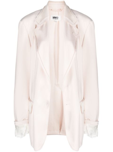 MM6 Maison Margiela long-sleeve single-breasted blazer Women