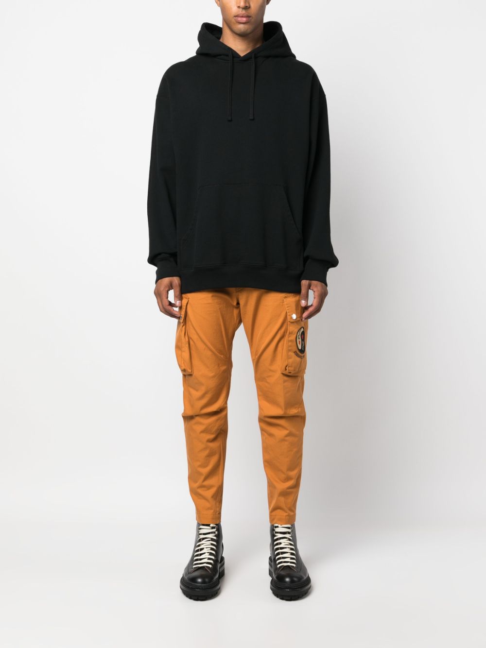 Dsquared2 tapered-leg cargo pants - Oranje
