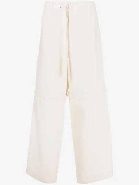Jil Sander detachable-legs cotton trousers