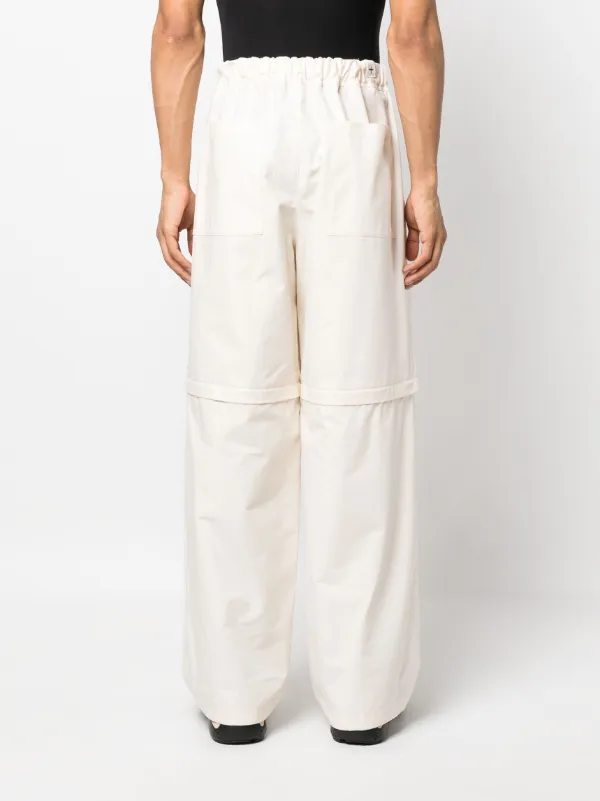 Jil Sander detachable-legs Cotton Trousers | Neutrals | FARFETCH AO