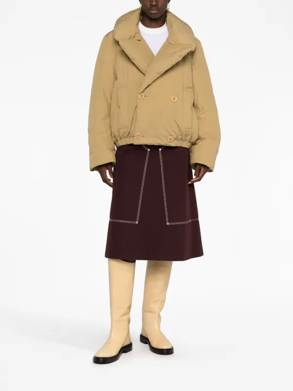 LEMAIRE wide-lapels Puffer Jacket - Farfetch