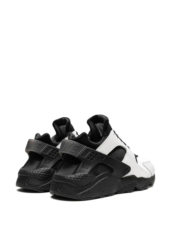 Huarache nike white and black hotsell