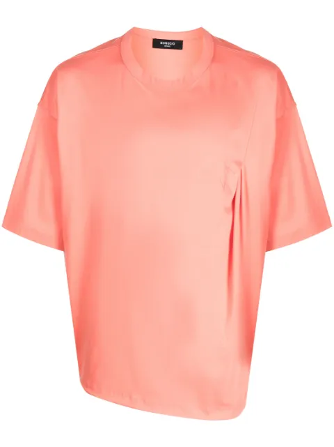 SONGZIO playera asimétrica con logo bordado