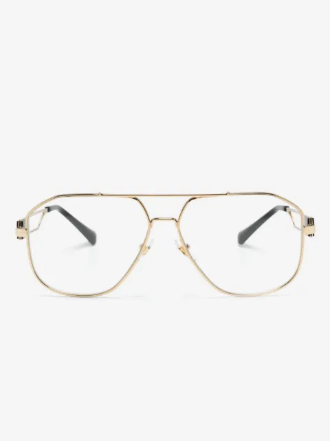 Versace Eyewear lunettes de vue Medusa Head à monture pilote
