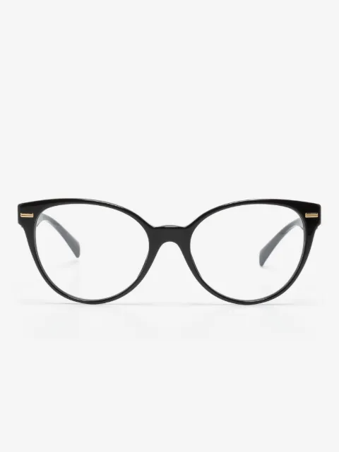 Versace Eyewear Medusa-plaque round-frame glasses