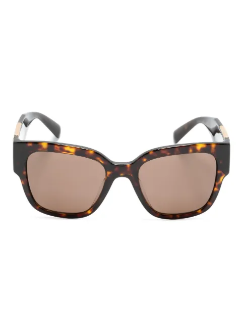 Versace Eyewear tortoiseshell-effect square-frame sunglasses