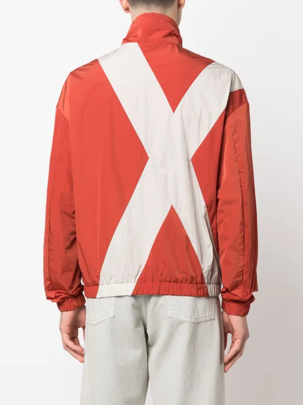 Armani Exchange logo print funnel neck Jacket Farfetch