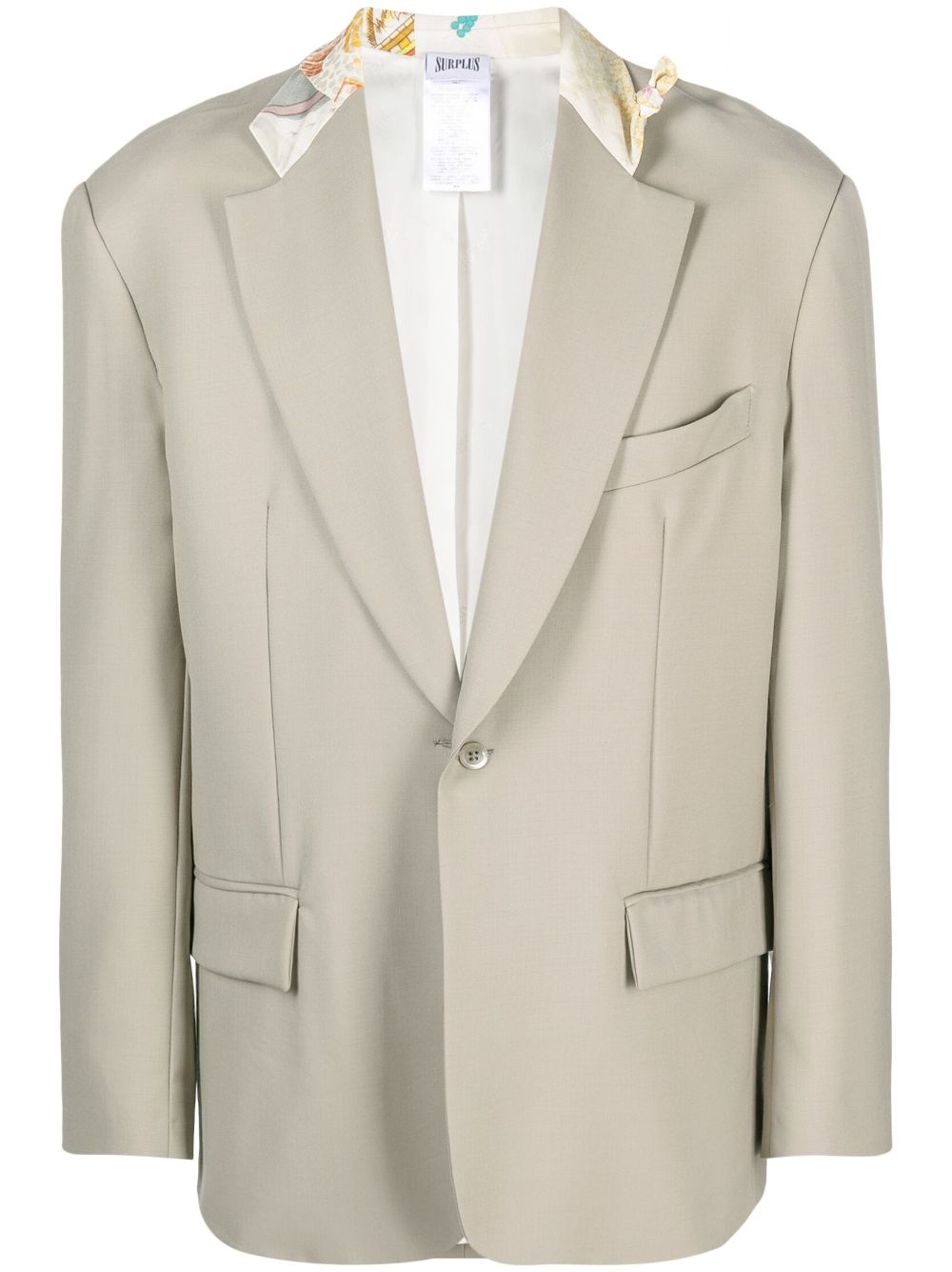 Magliano Contrasting Lapels wool-blend Blazer - Farfetch