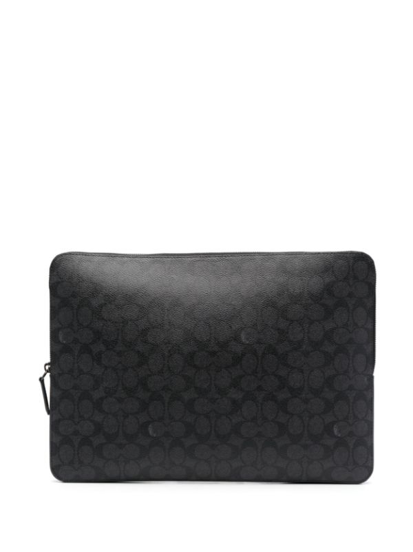 COACH Signature Laptop Bag Brown/Black One Size - Buy COACH