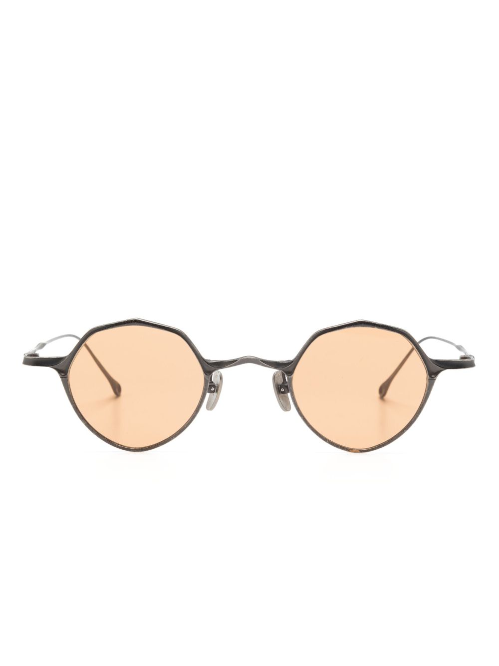 tinted-lenses round-frame sunglasses