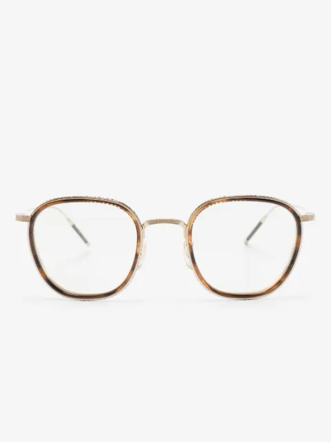 Oliver Peoples TK-9 solbriller med firkantet stel