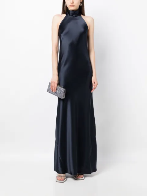 Galvan Sienna halterneck maxi dress DR0005401 - 1