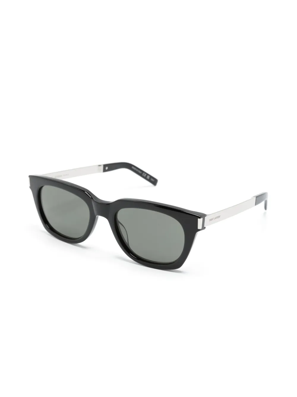 Saint Laurent Eyewear SL 582 zonnebril met vierkant montuur - Zwart