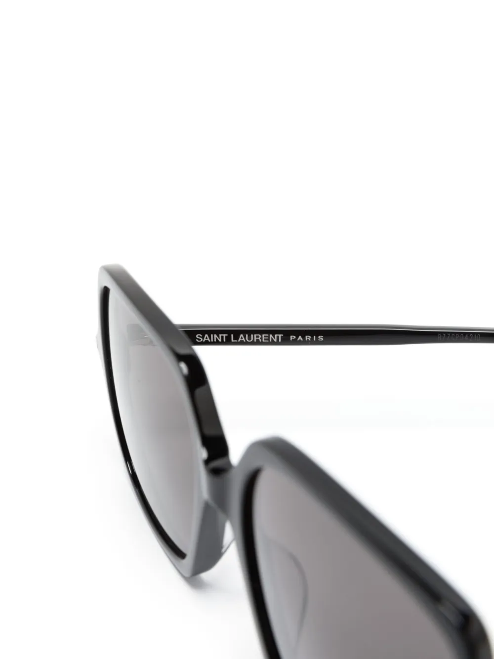 Saint Laurent Sl 591 Square-frame Sunglasses In Black