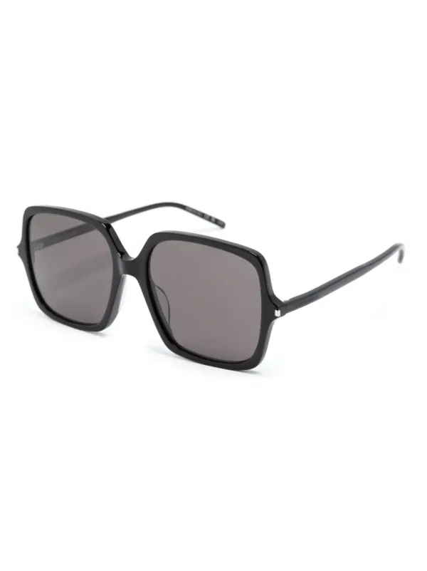 Saint Laurent Eyewear SL 591 square-frame Sunglasses | Black  display picture 2