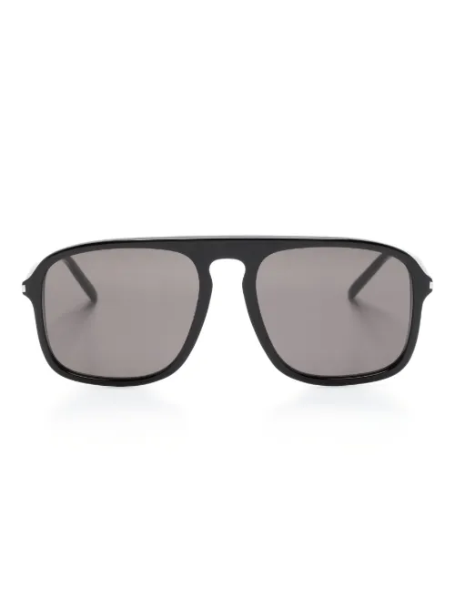 Lunettes de soleil SL590 à monture pilote - Saint Laurent Eyewear - Modalova