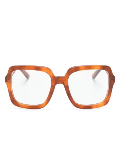 Gucci Eyewear tortoiseshell square-frame glasses