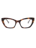 Gucci Eyewear cat-eye-frame glasses - Brown