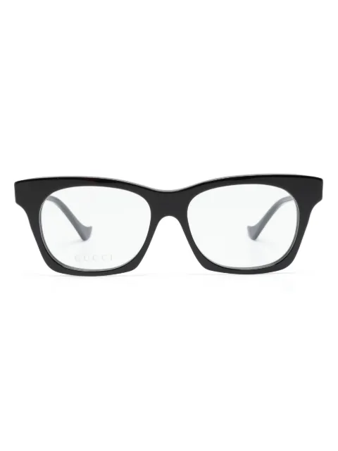 Gucci Eyewear logo-engraved square-frame glasses