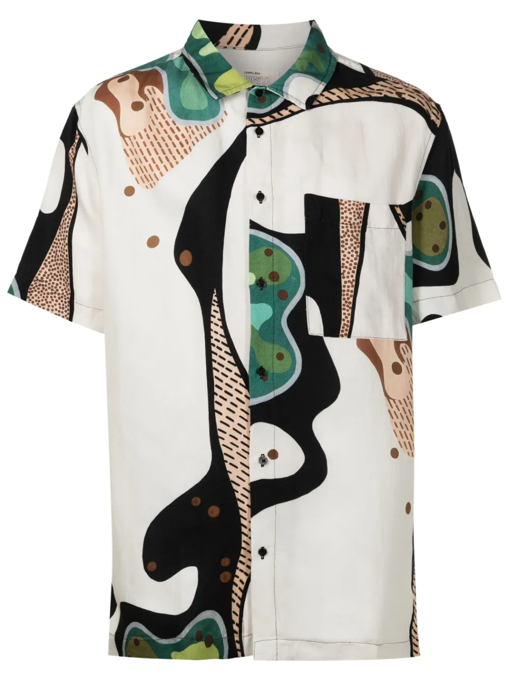 Osklen Overhemd met abstracte print Veelkleurig