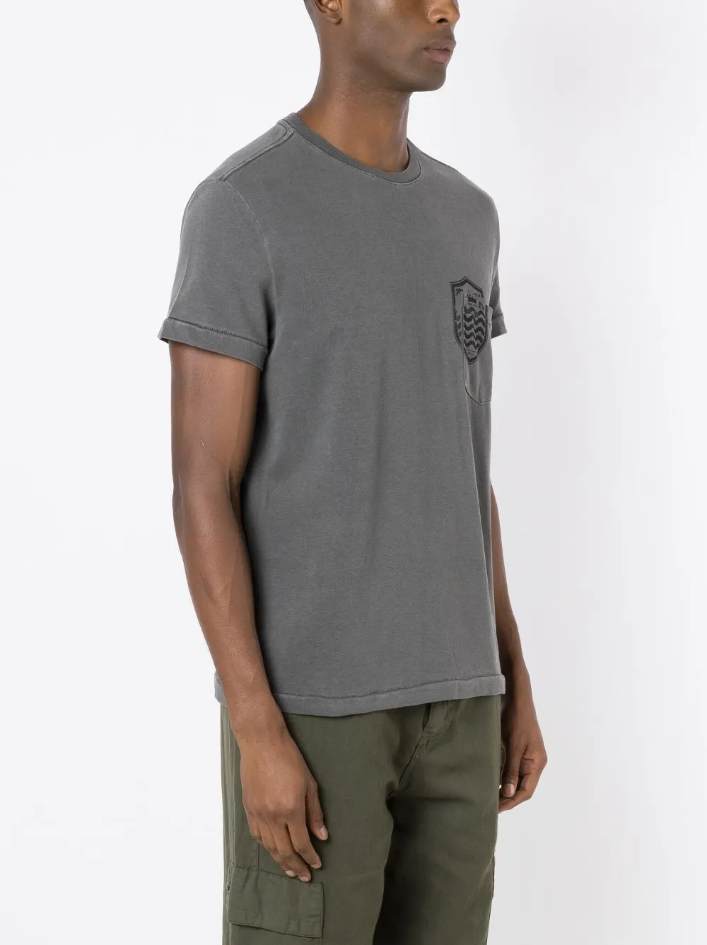 Osklen T-shirt met logoprint Grijs