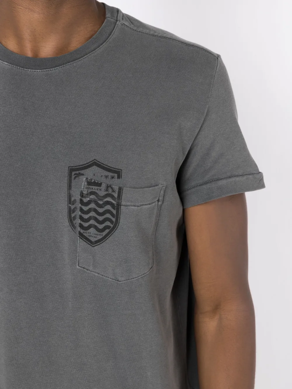 Osklen T-shirt met logoprint Grijs