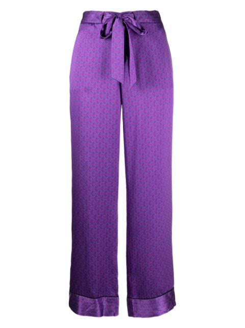 Kiki de Montparnasse pantalones de pijama de seda Handcuff