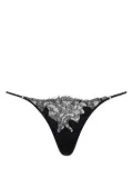 Kiki de Montparnasse Giselle Chantilly-lace G-string - Black