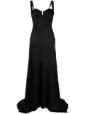 Kiki de Montparnasse Le Bang silk gown - Black