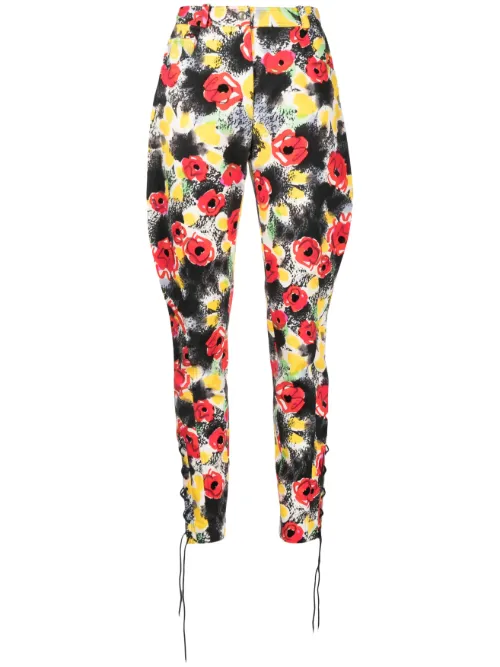 Pantalon slim imprimé 1997 - CHANEL Pre-Owned - Modalova