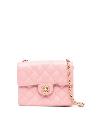 Vintage pink chanel online bag