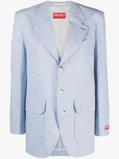 Kenzo blazer con parche del logo