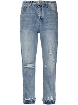 Armani exchange ripped on sale jeans