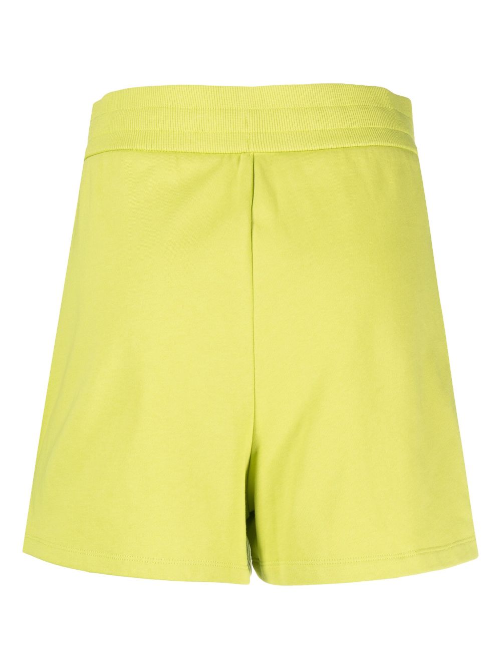 Armani Exchange logo-print elasticated cotton shorts - Groen