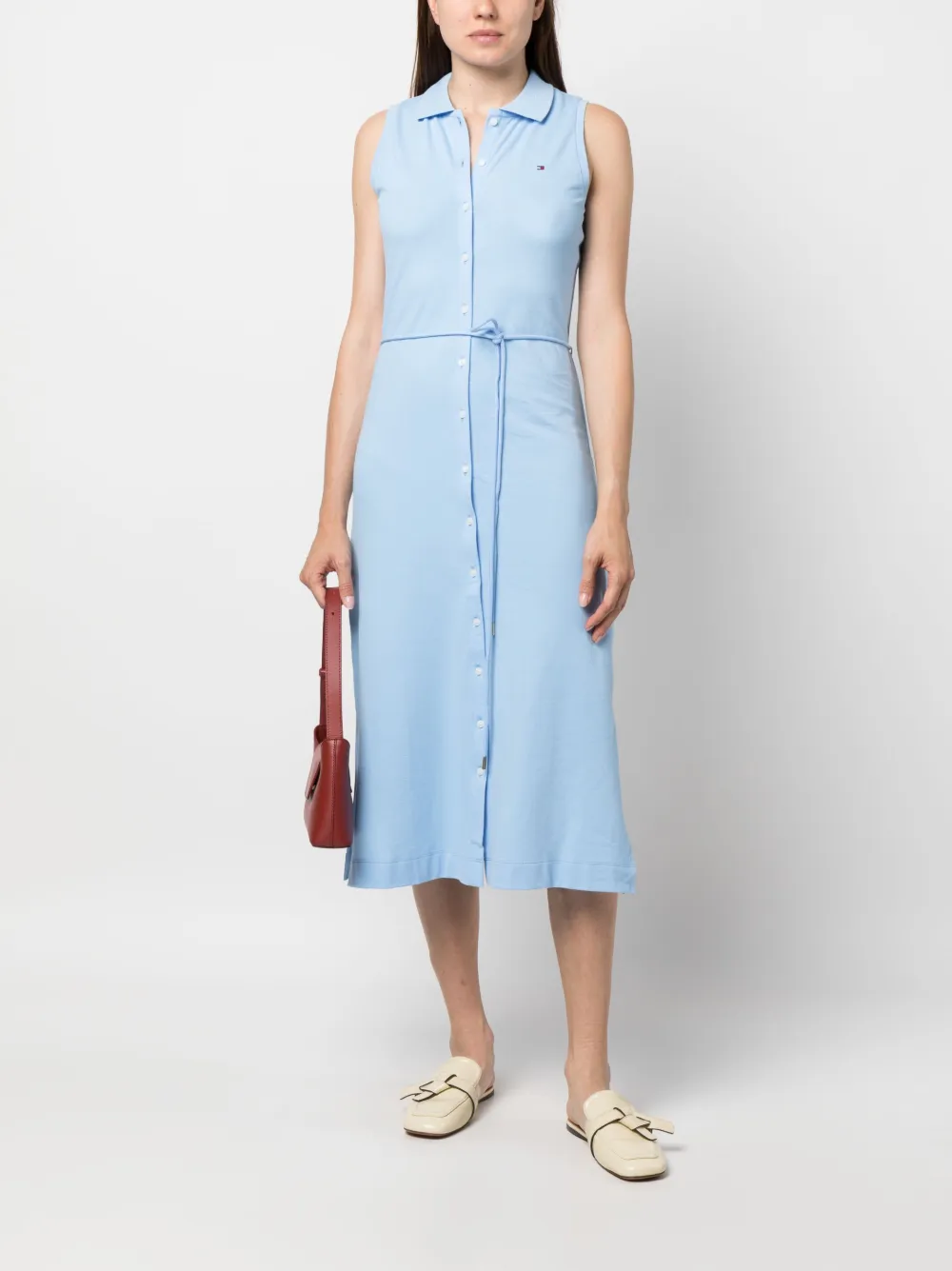 Tommy Hilfiger logoembroidered Cotton Dress Farfetch