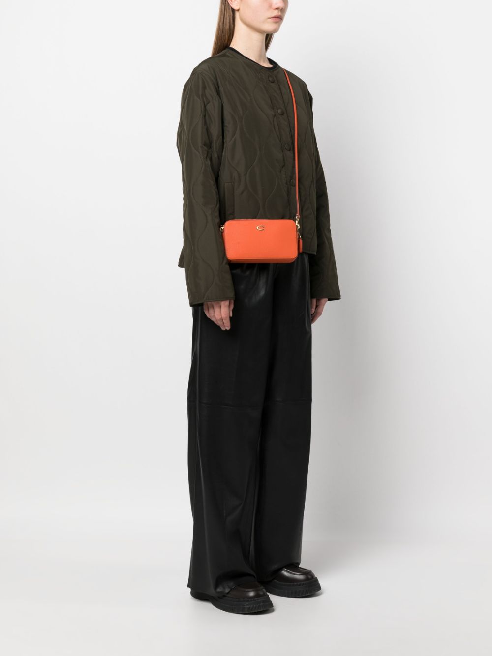 Coach Kira leather cross body bag - Oranje