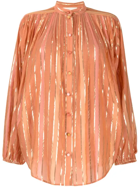 ZIMMERMANN blusa con rayas estampadas