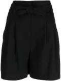 Sonia Rykiel belted high-waisted shorts - Black