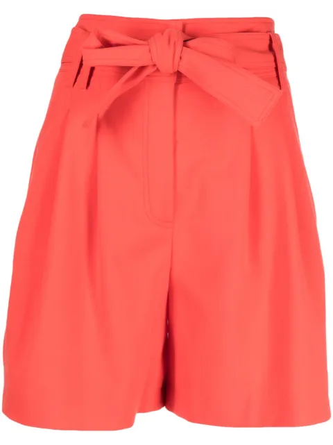 Sonia Rykiel shorts con tiro alto y cinturón