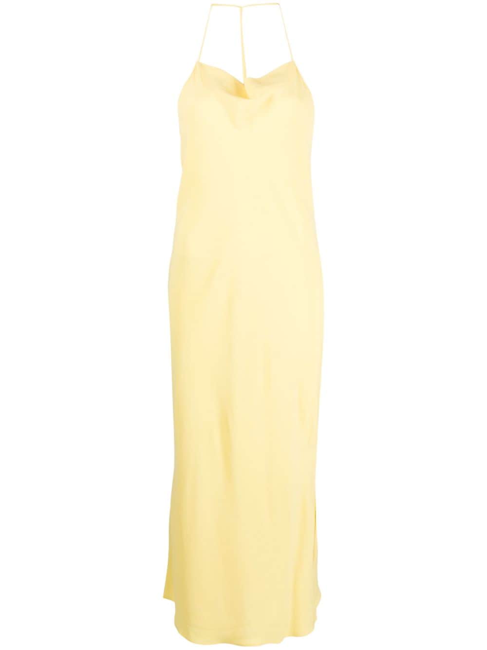Ba&Sh Nadja abstract-print Dress - Yellow