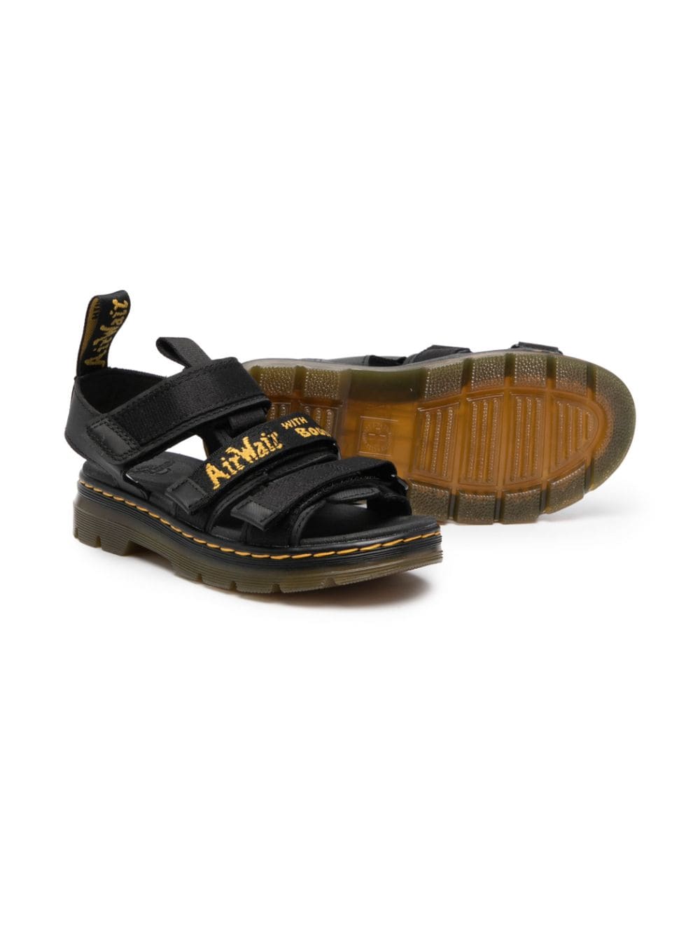 Shop Dr. Martens' Callan Touch-strap Sandals In Black