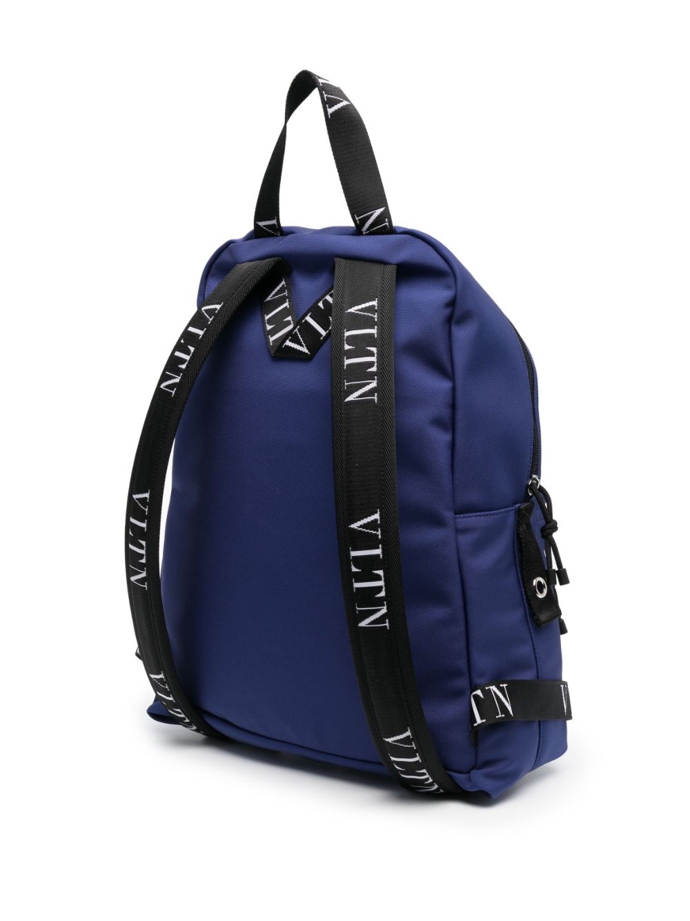Shop Valentino Logo-print Backpack In Blue